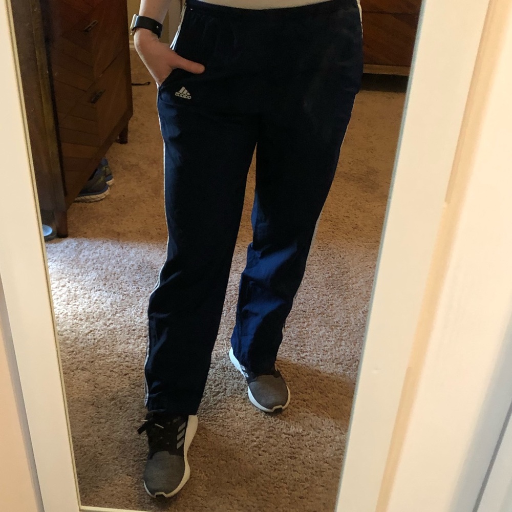 Adidas athletic wind pants
